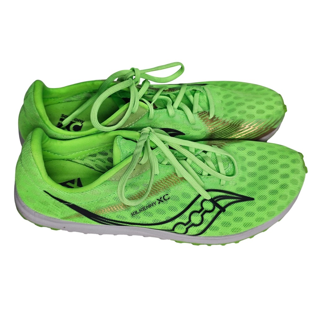 Saucony Kilkenny XC Slime Green Womens 10 Mens 8.5 Running Spikes S29080-31